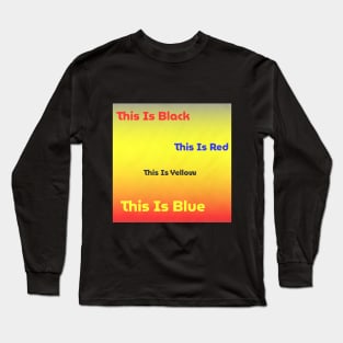 colors gradient Long Sleeve T-Shirt